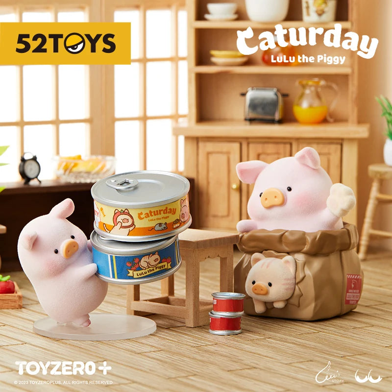52TOYS LULU The Piggy Caturday 1PC Action Figure Collectible Toy Desktop Decoration Gift