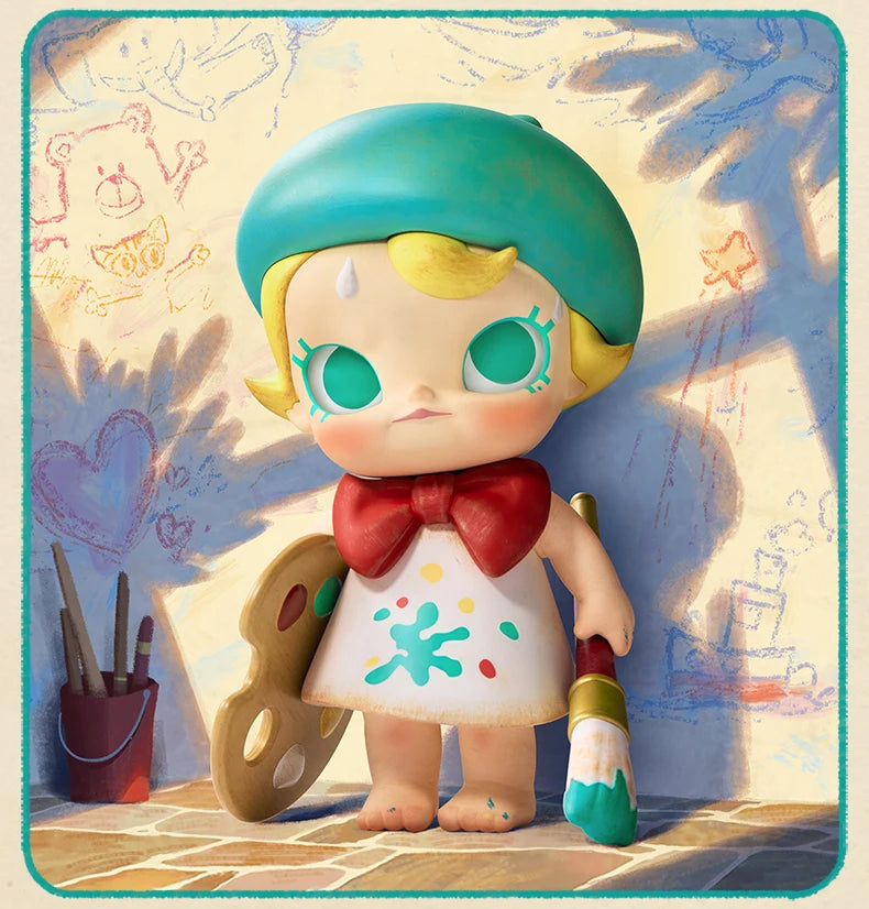 POP MART Baby Molly Future Painter Collectible Figure
