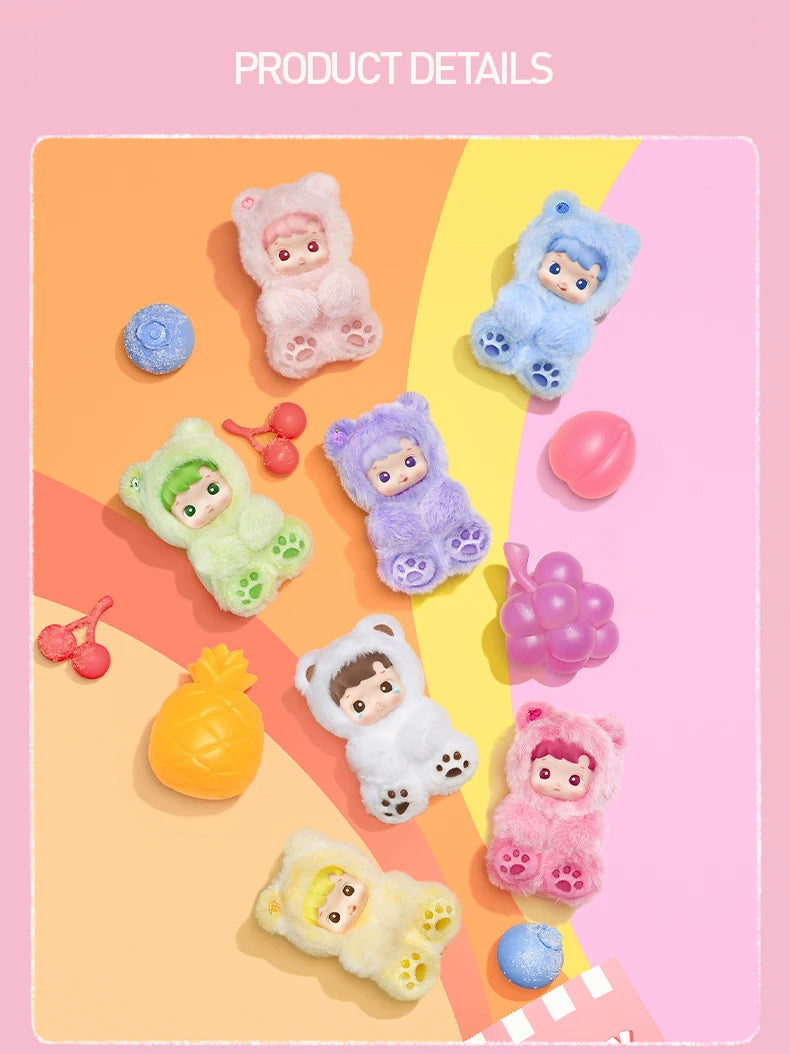 POP MART HACIPUPU Gummy Bear Series Blind Box Plush Pendant