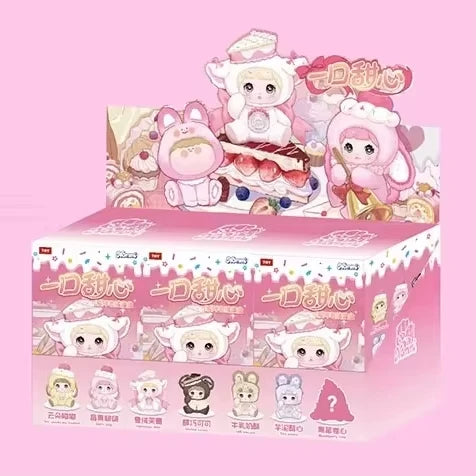 Cute cartoon character packaging on a pink background - Nommi