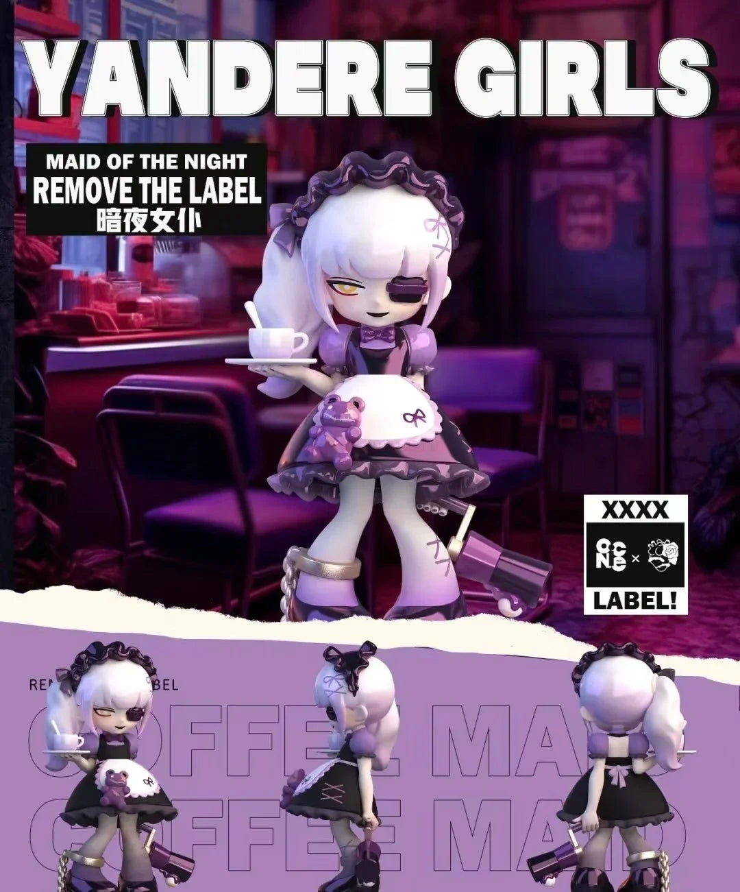 Yandere Girl Remove The Label Series Blind Box Anime Figures