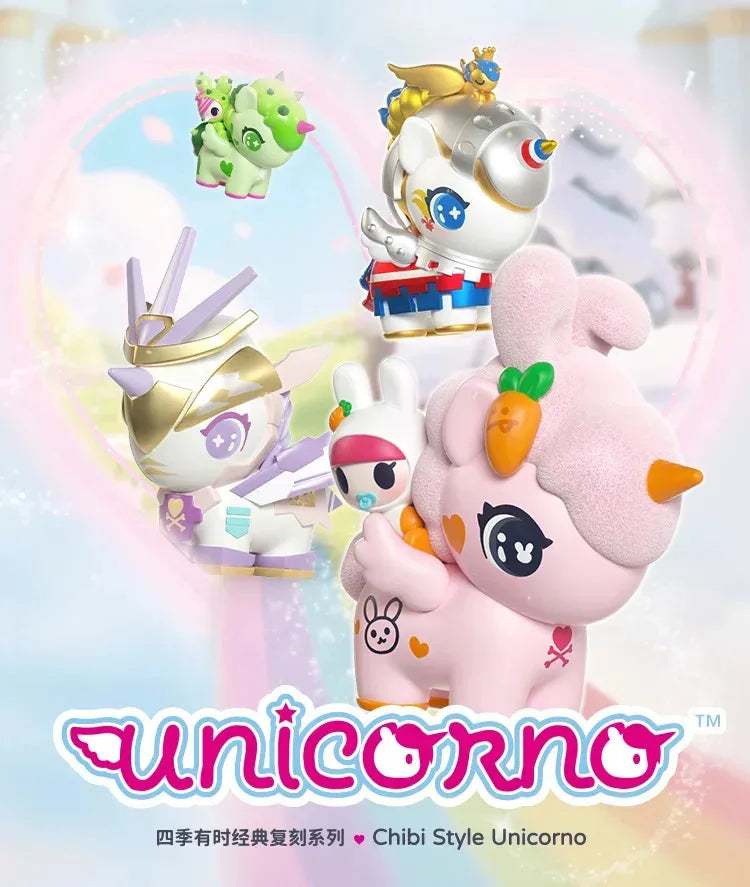 TNTSPACE Chibi Style Unicorno Series Blind Box Figures