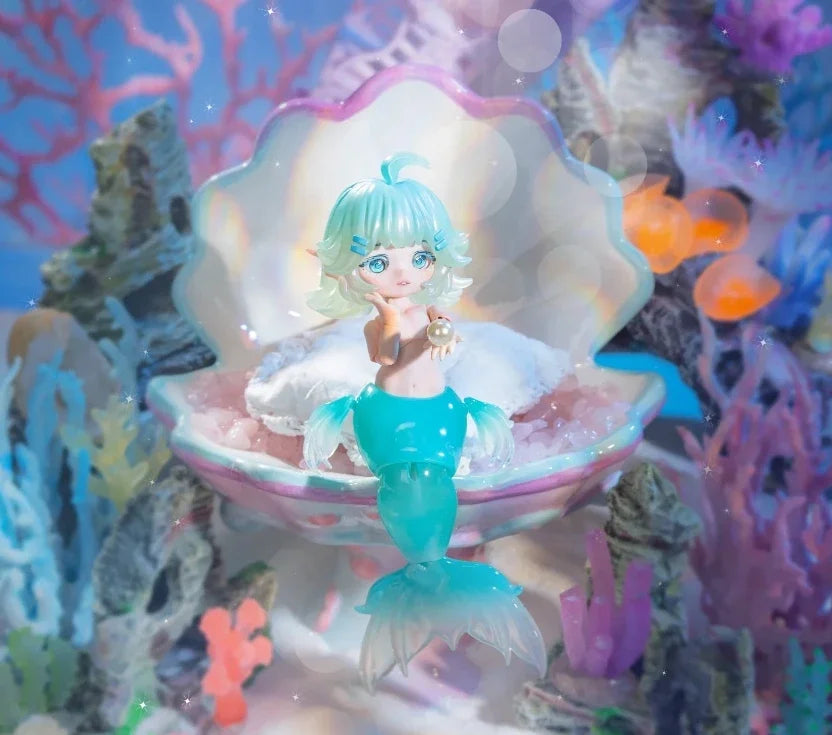 Mermaid Chu Chu Series Blind Box – Ob11 1/12 BJD Kawaii Anime Action Figure Collectible