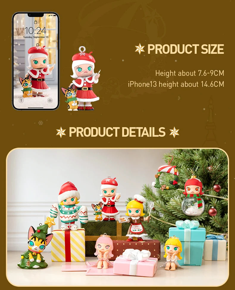 POP MART MOLLY Castle Miracle Box Series Blind Box Figures