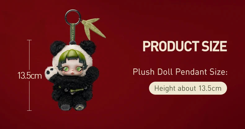 POP MART SKULLPANDA Lazy Panda Plush Doll Pendant Limited Edition