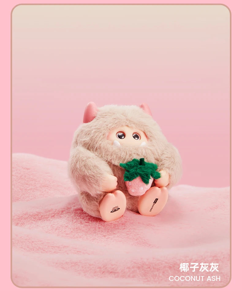 Plush toy with a pink background