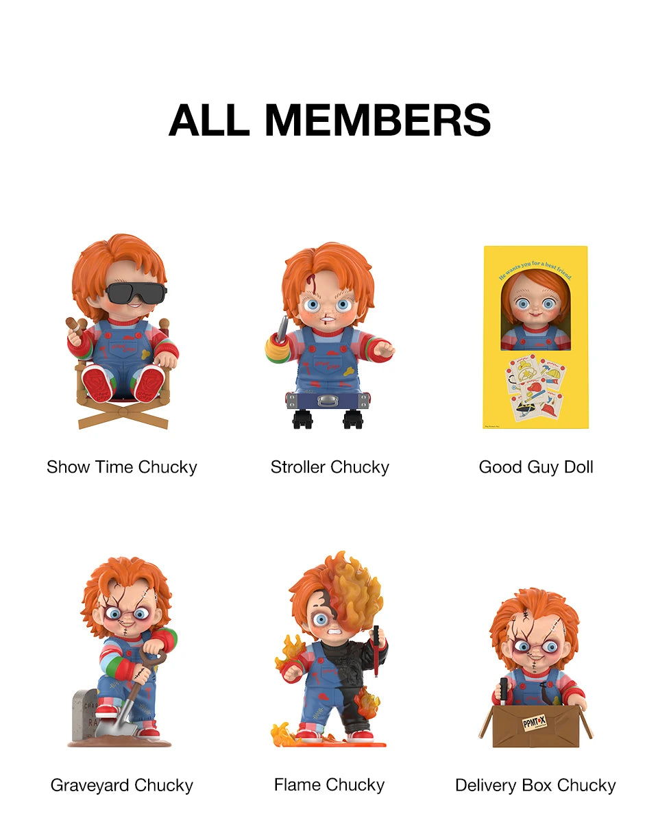 POP MART Chucky Franchise Blind Box Figures (Pre-Order)