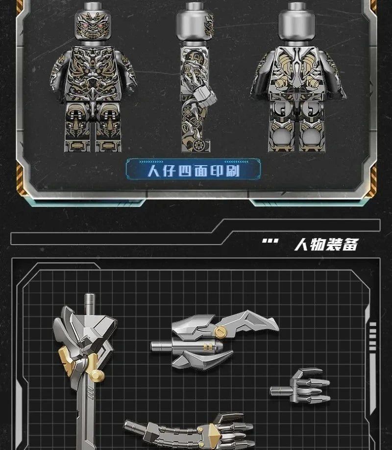BLOKEES Transformers Optimus Prime, Megatron & Bumblebee Building Blocks