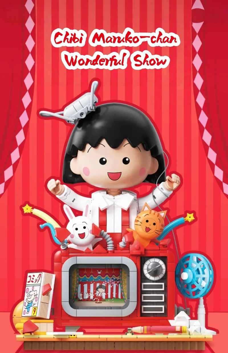 WEKKI Chibi Maruko Chan Building Blocks Micro Bricks