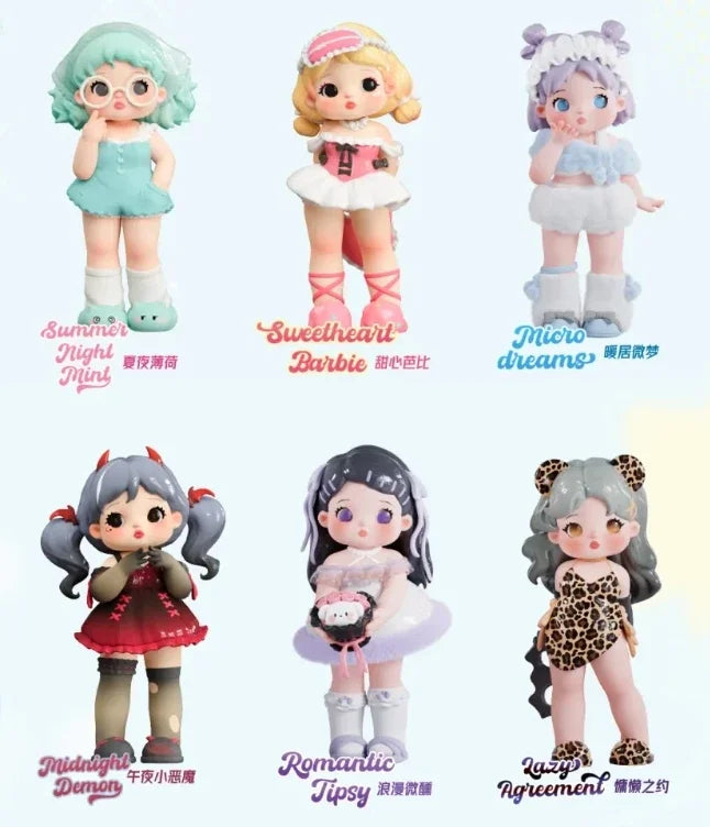 Frame Ramy Pajama Party Series Blind Box Anime Figure Collectible Toy