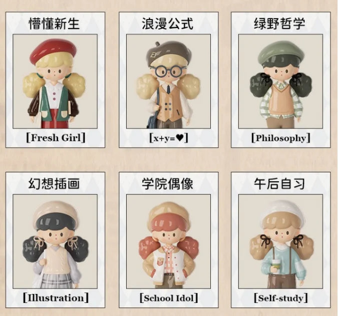 nan blind box vinyl figure, sealed mystery packaging, product photo for collectors in NZ