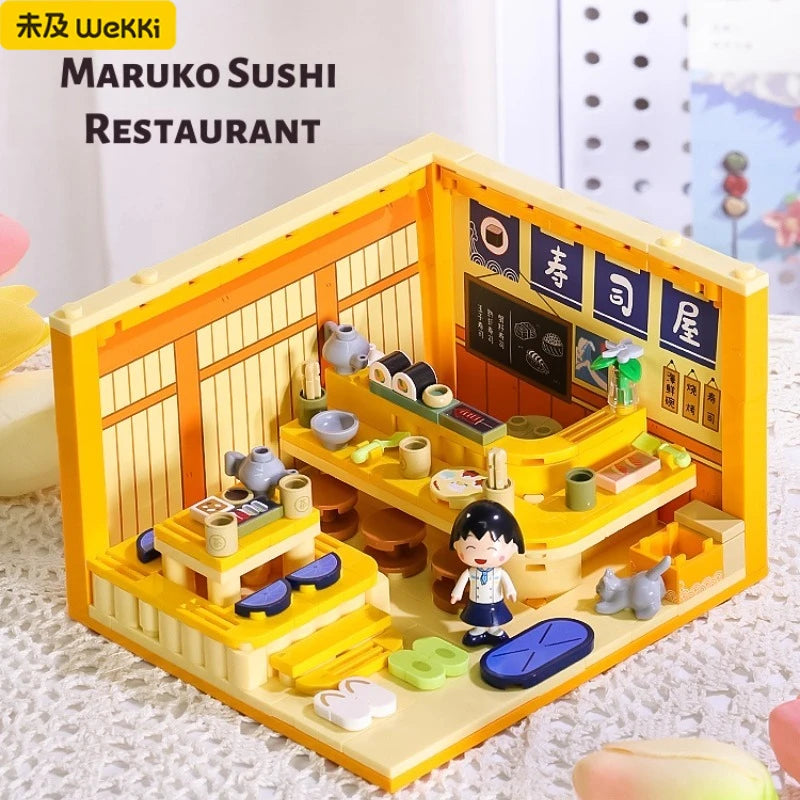 WEKKI Chibi Maruko Chan Building Blocks Micro Bricks