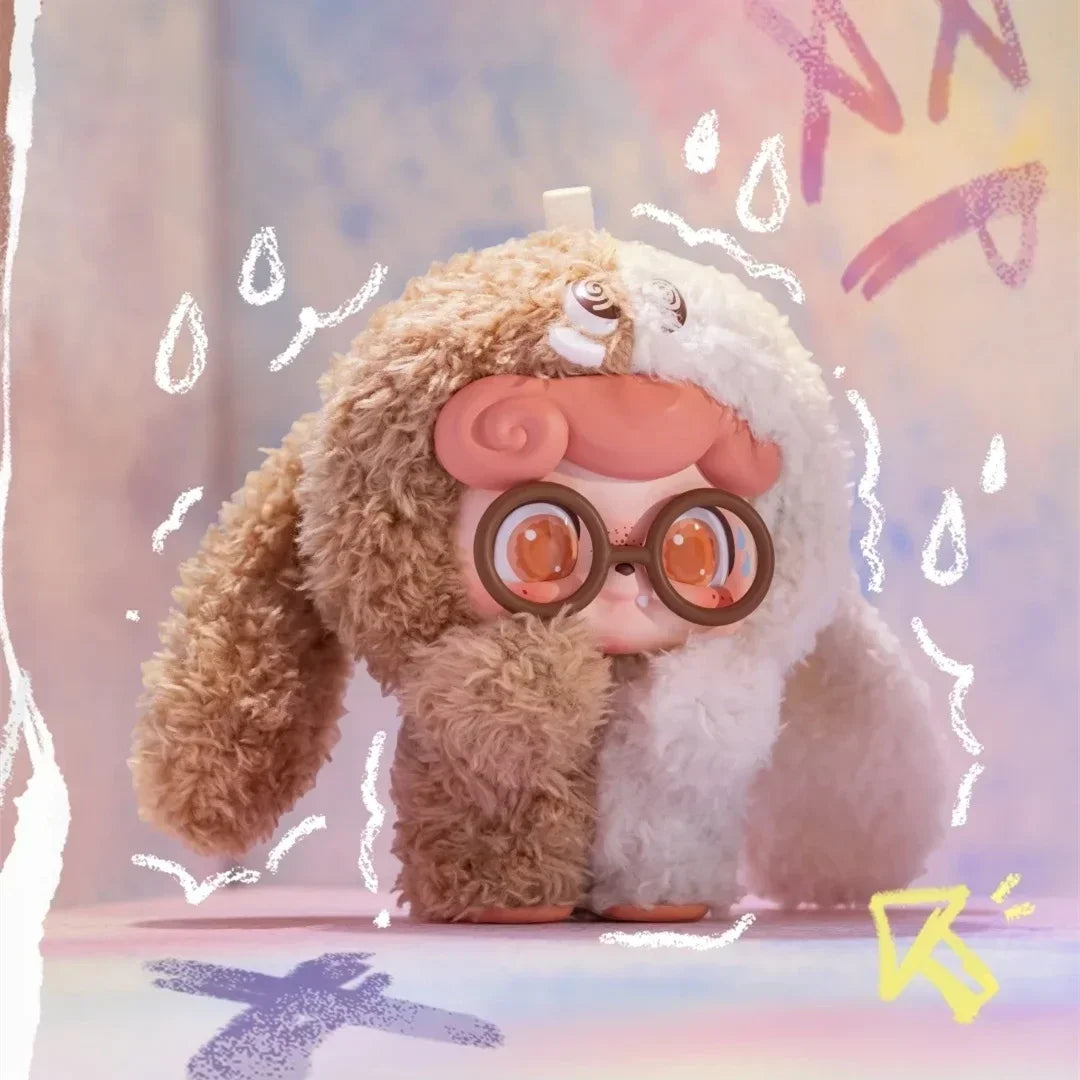 JOTOYS Q.KID Emotional Hairy Monsters Series Blind Box Collectible Figures