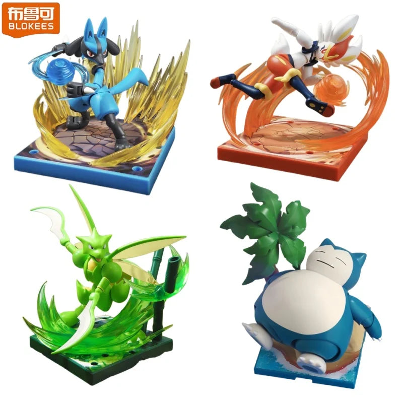 BLOKEES Pokémon Lucario Micro Building Blocks