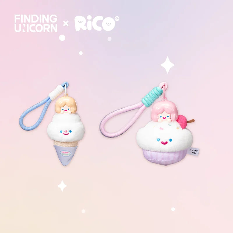Finding Unicorn RiCO Dessert Party Aromatherapy Plush Blind Box – Scented Collectible Keychain