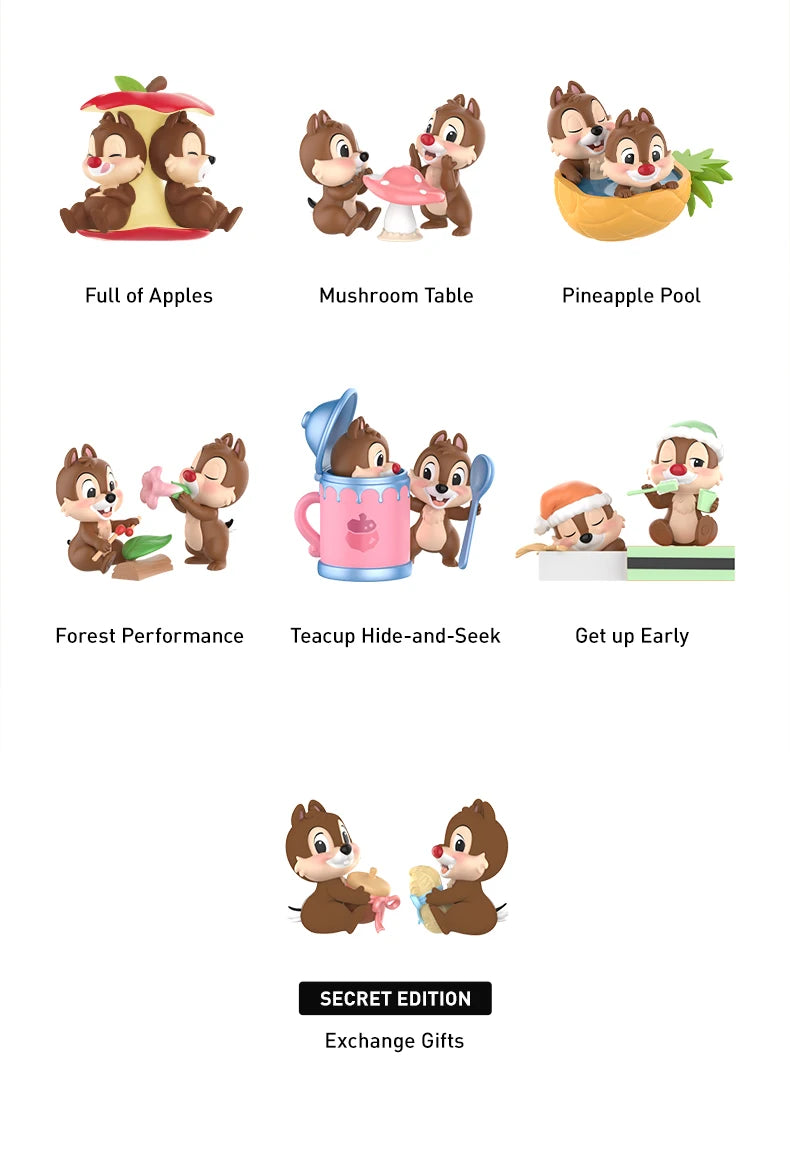 POP MART Disney Chip ’n’ Dale Fun-Loving Brothers Blind Box Figures