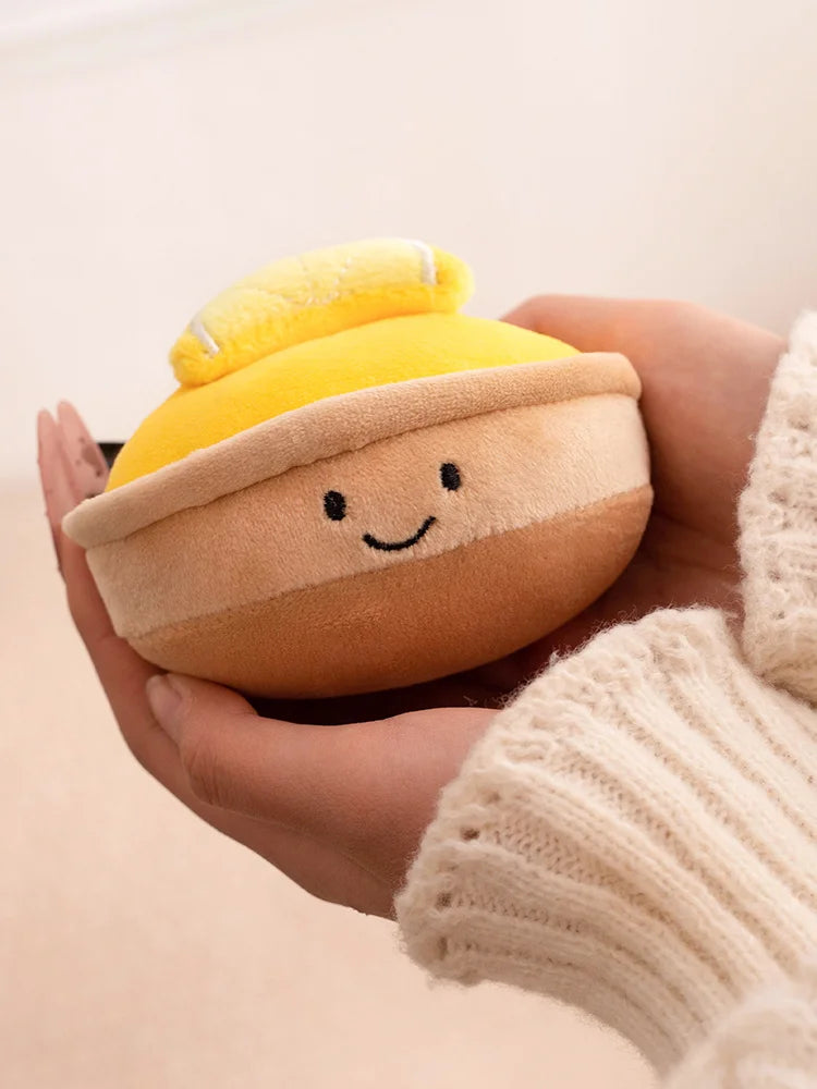 Cute Simulation Cake Plush Toy – Strawberry & Lemon Mousse Plushies
