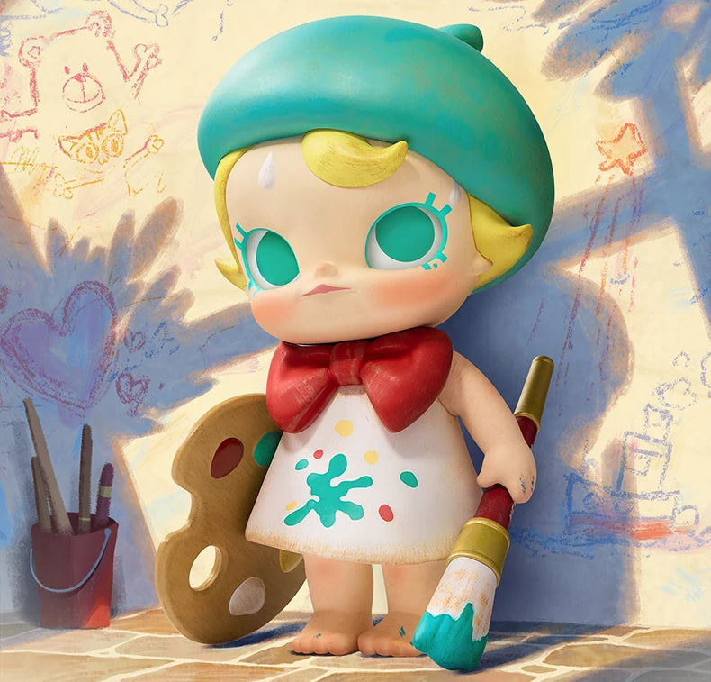 POP MART Baby Molly Future Painter Collectible Figure