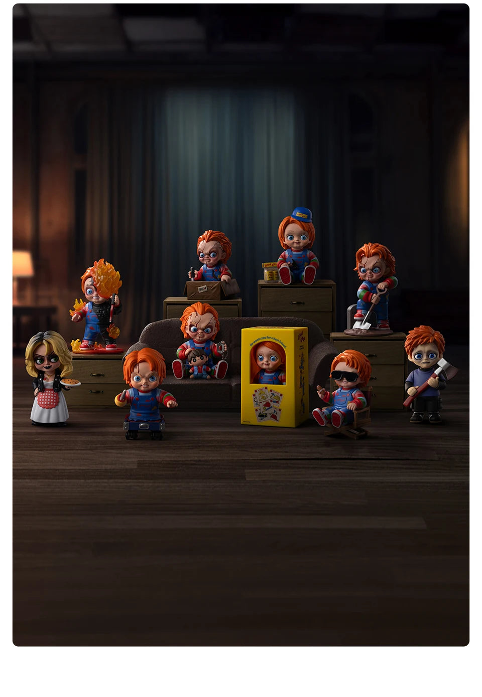 POP MART Chucky Franchise Blind Box Figures (Pre-Order)