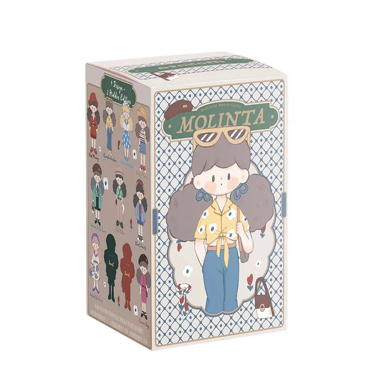 Finding Unicorn Molinta Retro Girls Series Blind Box Collectible Figures