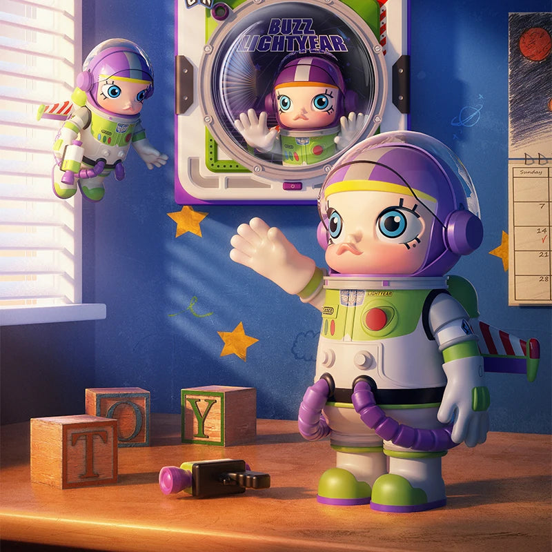 POP MART MEGA Space Molly 1000% Buzz Lightyear Limited Edition