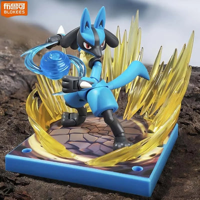 BLOKEES Pokémon Lucario Micro Building Blocks