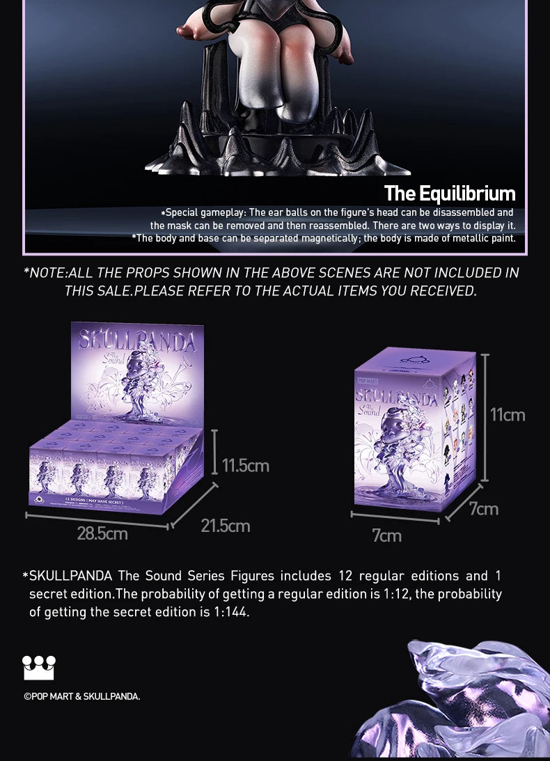 POP MART SKULLPANDA The Sound Series Blind Box Figures (Pre-Order)