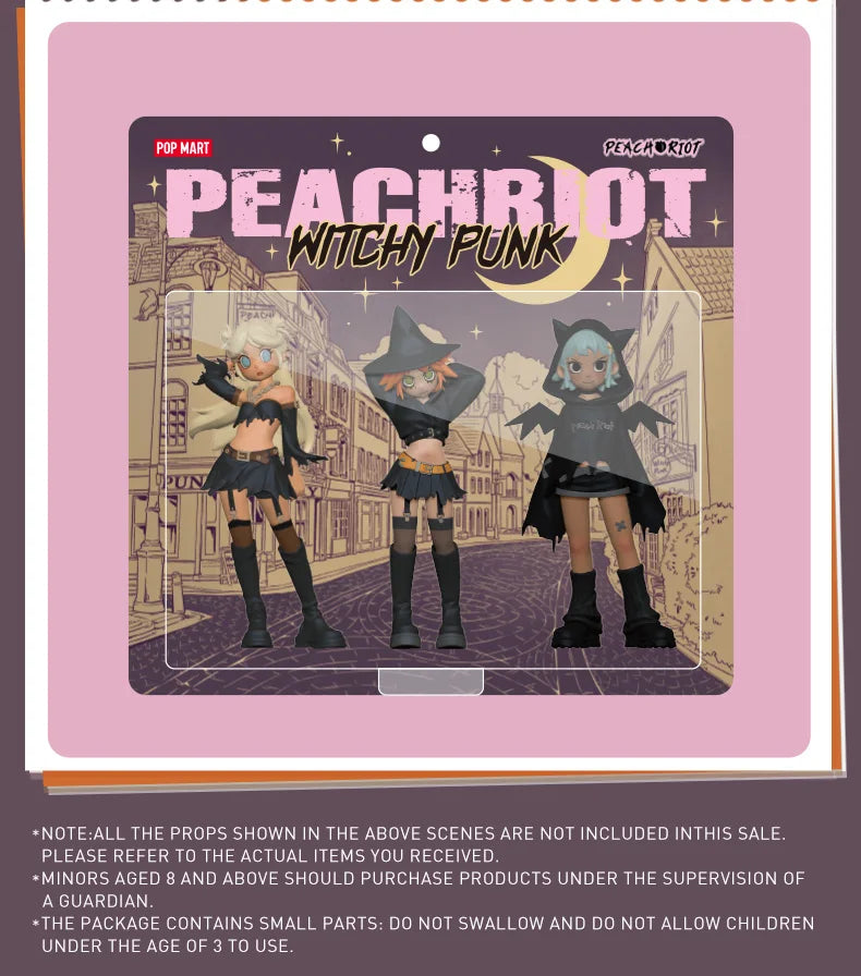 POP MART Peach Riot Witchy Punk Figures 100%