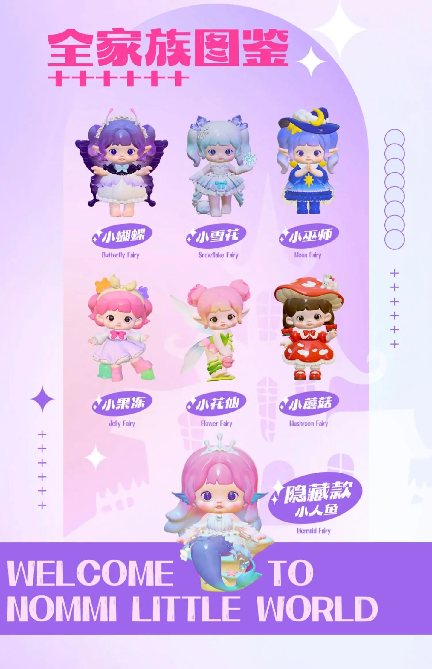 Nommi Nomml Little World Series Blind Box Collectible Figures