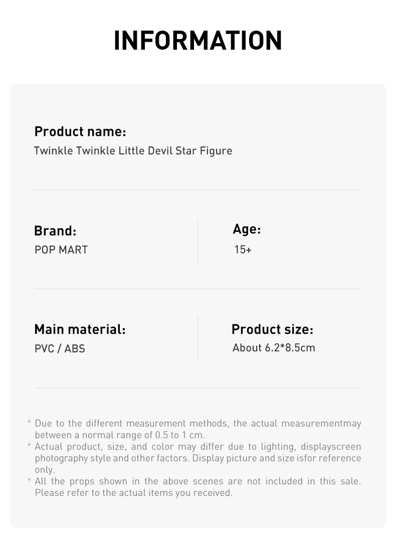 POP MART Twinkle Twinkle Little Devil Star Figure image 9