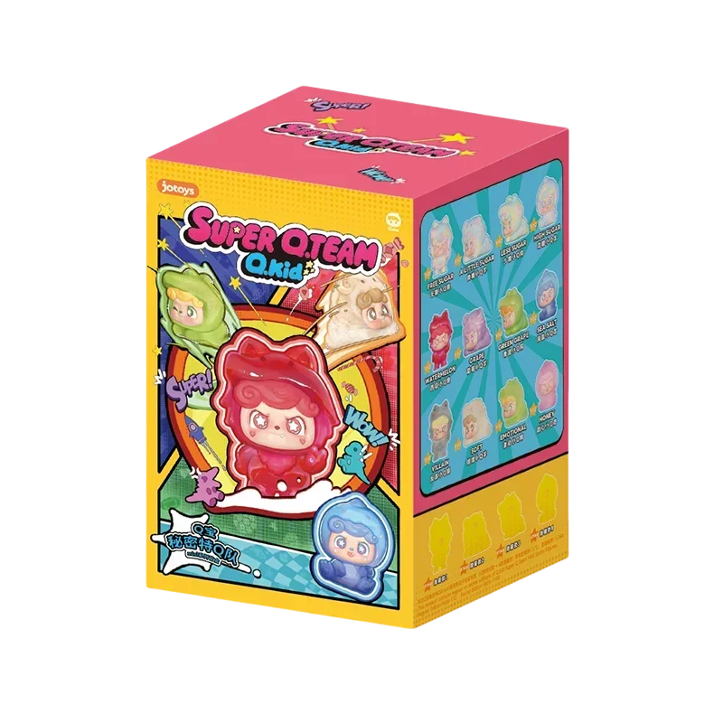 Q.Kid Super O.Team Mini Series Blind Box Collectible Figures