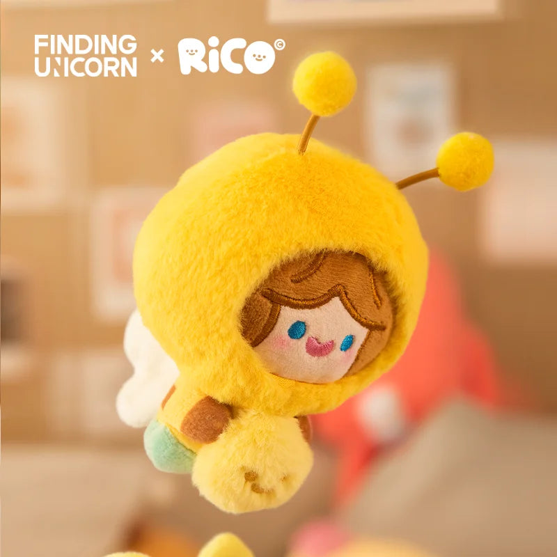 Finding Unicorn CELL RiCO Happy Fluffy Series Plush Blind Box – Collectible Mystery Plush