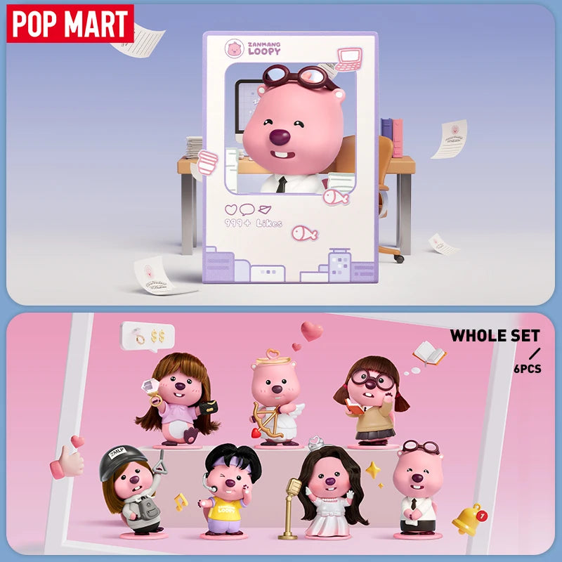 POP MART POP MART ZANMANG LOOPY’s Moments Series Figures Mystery Box 1PC/6PCS POPMART Blind Box Limited to 2pcs per order bli