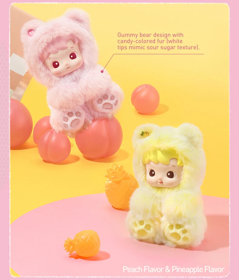 POP MART HACIPUPU Gummy Bear Series Blind Box Plush Pendant