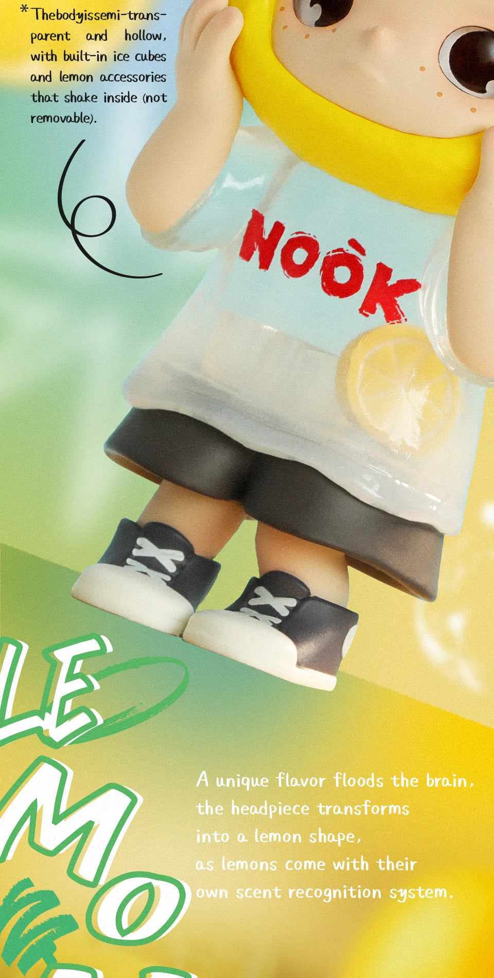 52TOYS NOOK Lemon Soda Limited Edition Collectible Figure – 8.5cm