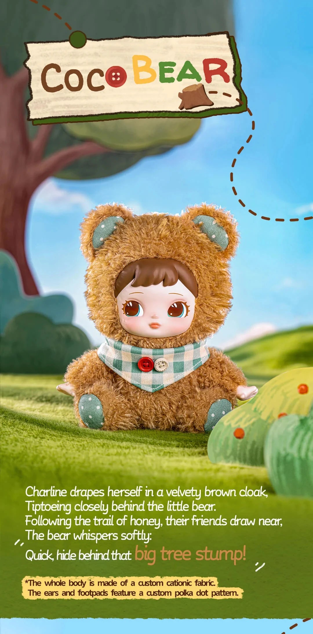 Rolife Charline’s Forest HideSeek Surprise Plush Pendant Blind Box