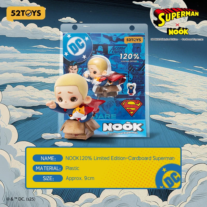 52TOYS NOOK 120% Limited Edition Cardboard Superman Figure