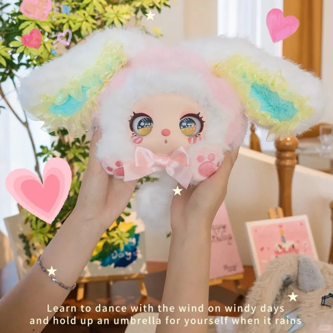 Liila's Marshmallow Bunny Bag Series Blind Box Cute Plush Doll Crossbody Bag Surprise Mystery Box Trendy Toy Customized Gifts