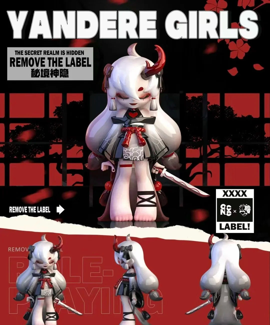 Yandere Girl Remove The Label Series Blind Box Anime Figures