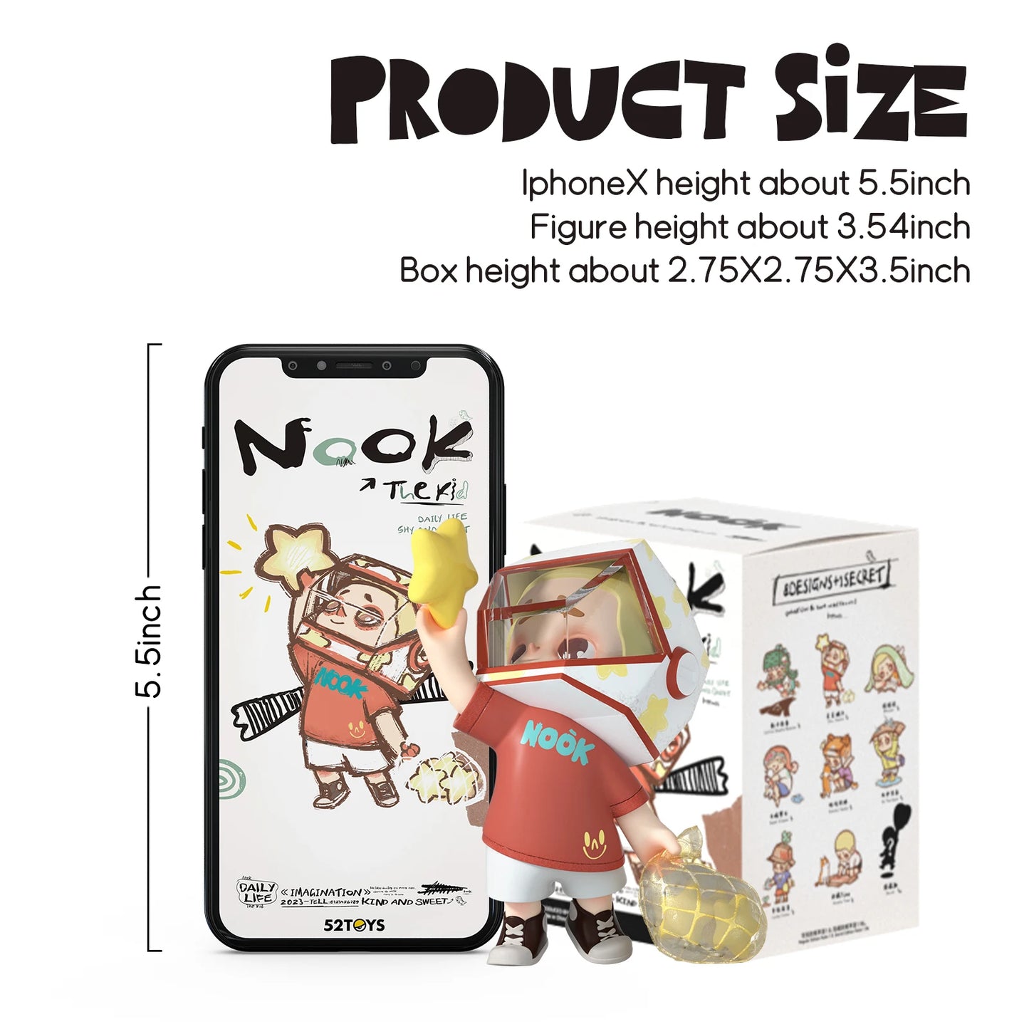 52TOYS Nook the Kid Blind Box Mystery Figure Collectible Toy