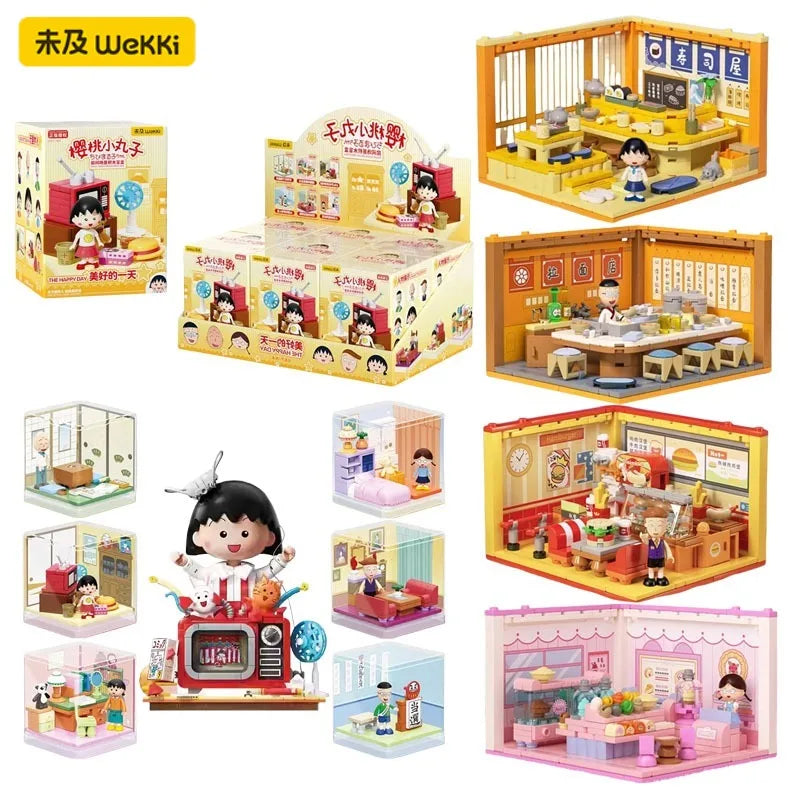 WEKKI Chibi Maruko Chan Building Blocks Micro Bricks