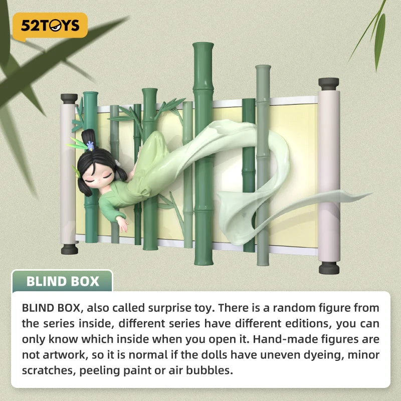 52TOYS Sleep Chinese Scrolls Blind Box Mystery Collectible Figure