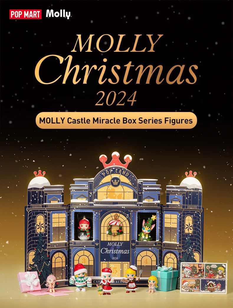 POP MART MOLLY Castle Miracle Box Series Blind Box Figures