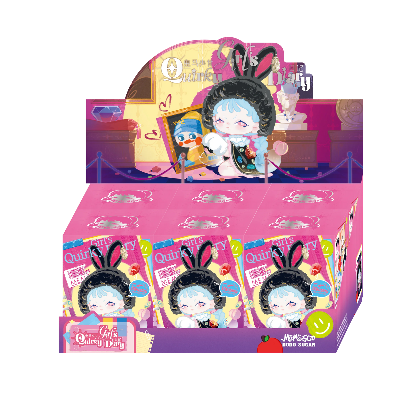 MEMESOO Girl’s Quirky Diary Series Blind Box Collectible Figures