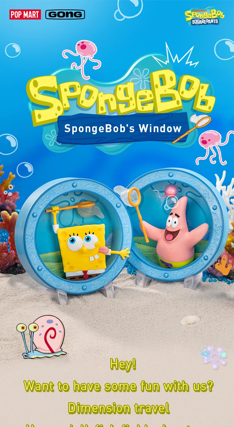 POP MART SpongeBob’s Window Series Scene Set Figurine