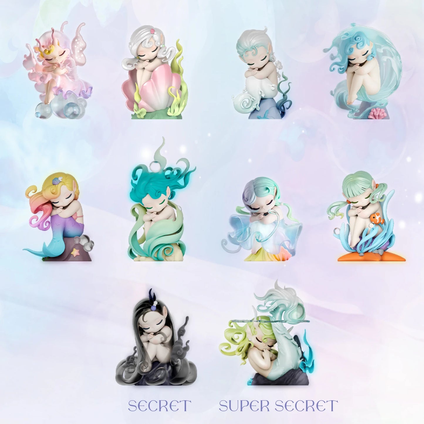 52TOYS Sleep Fairy of Sea Blind Box Mystery Collectible Figures