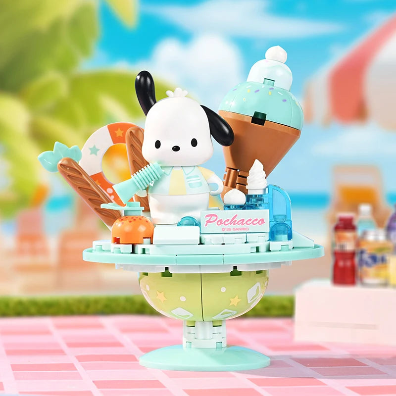 Keeppley Sanrio Summer Party Building Blocks – Hello Kitty, Kuromi & My Melody