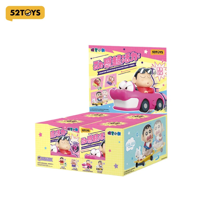 52TOYS Crayon Shinchan Dynamic Shin-Vibes Blind Box Mystery Collectible Toy