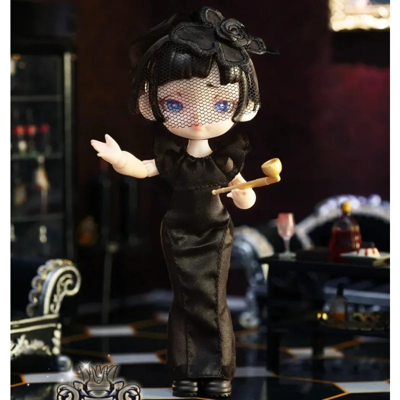 Laura – Black and White Spectrum Series OB11 BJD 1/12 Scale Collectible Figure