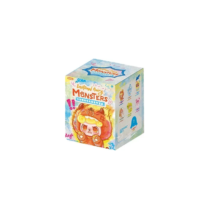 JOTOYS Q.KID Emotional Hairy Monsters Series Blind Box Collectible Figures